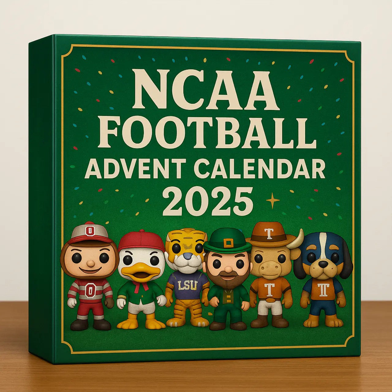 NCAA Mascots Festive Collectibles Premium Advent Calendar 2025