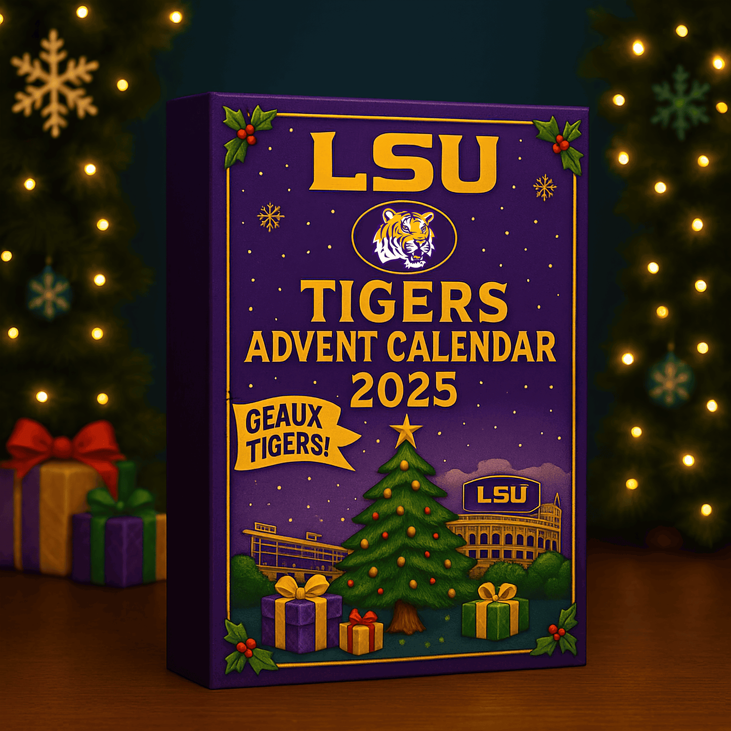 LSU Festive Collectibles Premium Advent Calendar 2025