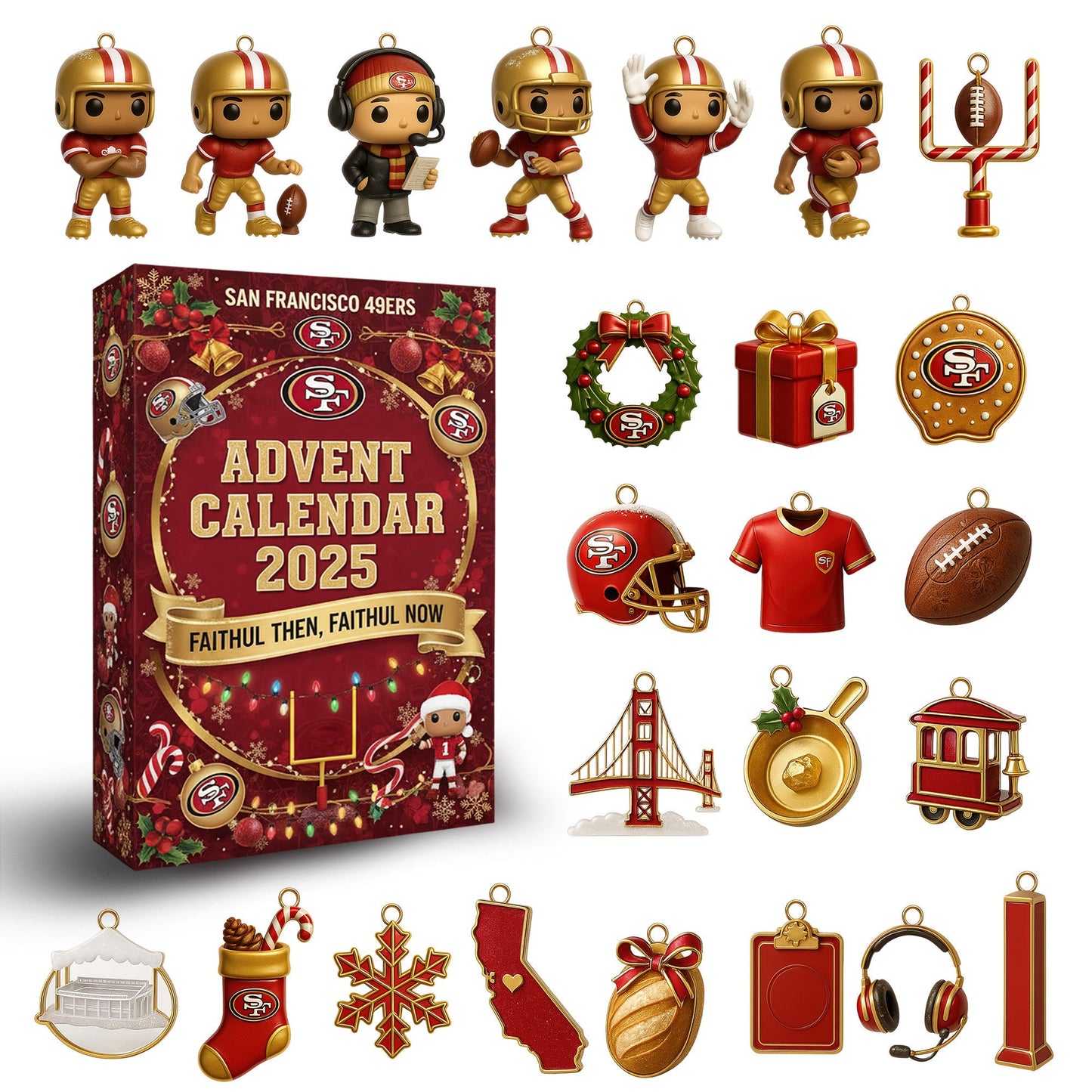 SF49 Festive Collectibles Premium Advent Calendar 2025
