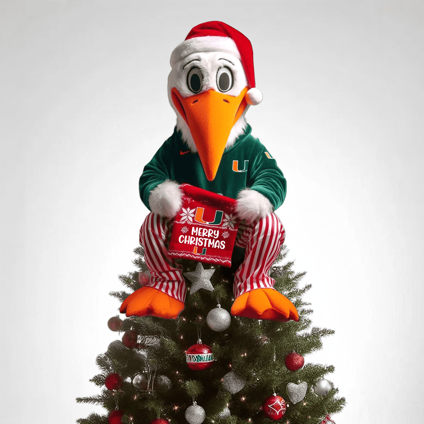 MHC 2025 Acrylic Christmas Tree Topper & Ornament Bundle - Exclusive Festive Fan Collectible Gift Set