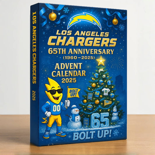 LAC Los Angeles Chargers Festive Collectibles Premium Advent Calendar 2025