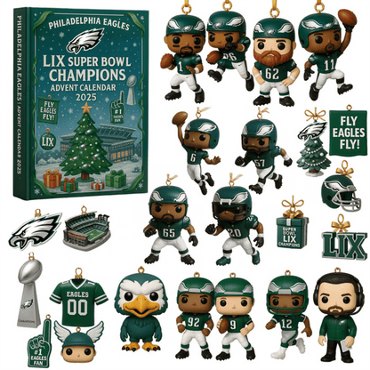 DLPE Eagles LIX Super Bowl Festive Collectibles Premium Advent Calendar 2025