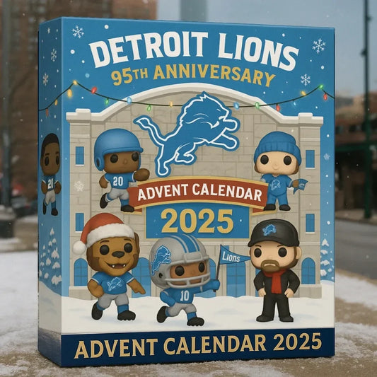 DTL Detroit Lions 95th Anniversary Festive Collectibles Premium Advent Calendar 2025