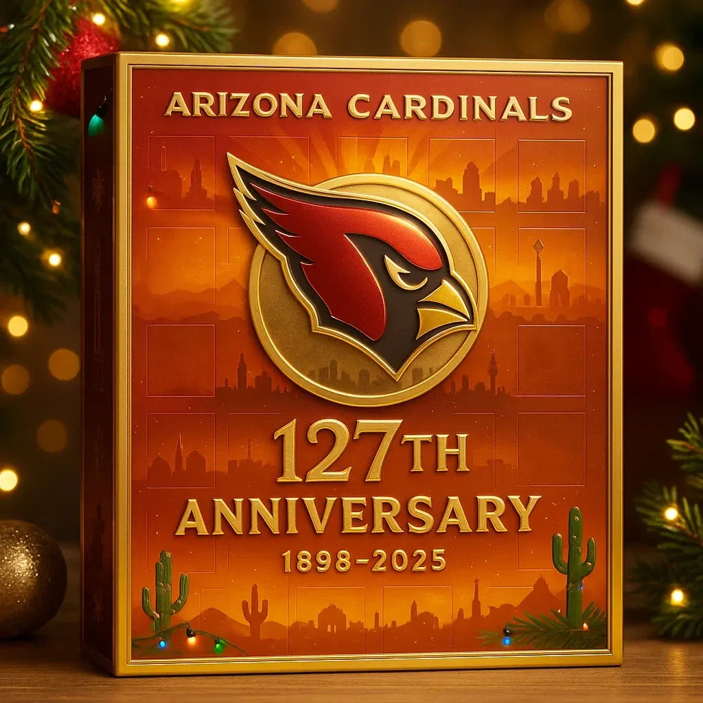 ARCD Arizona Cardinals Festive Collectibles Premium Advent Calendar 2025