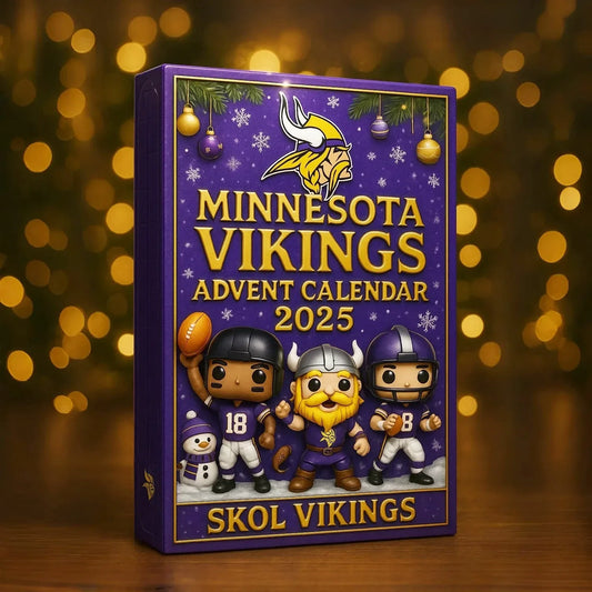 MNV Minnesota Vikings Festive Collectibles Premium Advent Calendar 2025