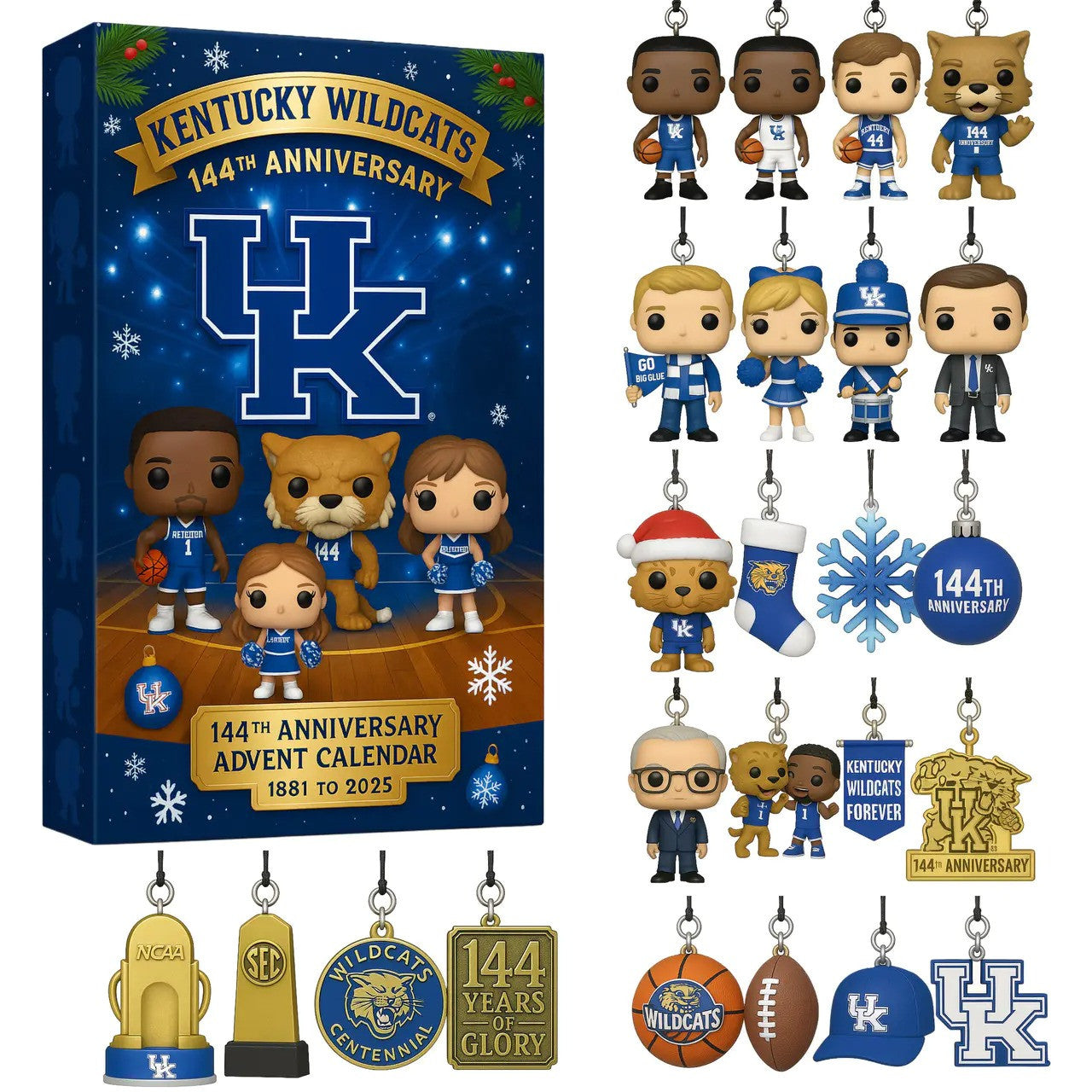 KWBK Festive Collectibles Premium Advent Calendar 2025