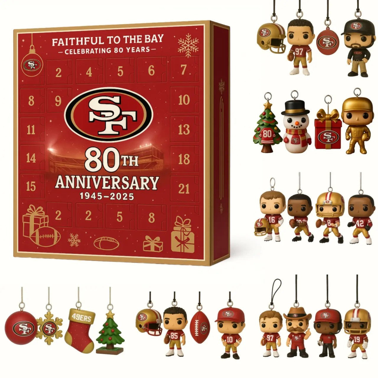 SF49 80th Anniversary Festive Collectibles Premium Advent Calendar 2025
