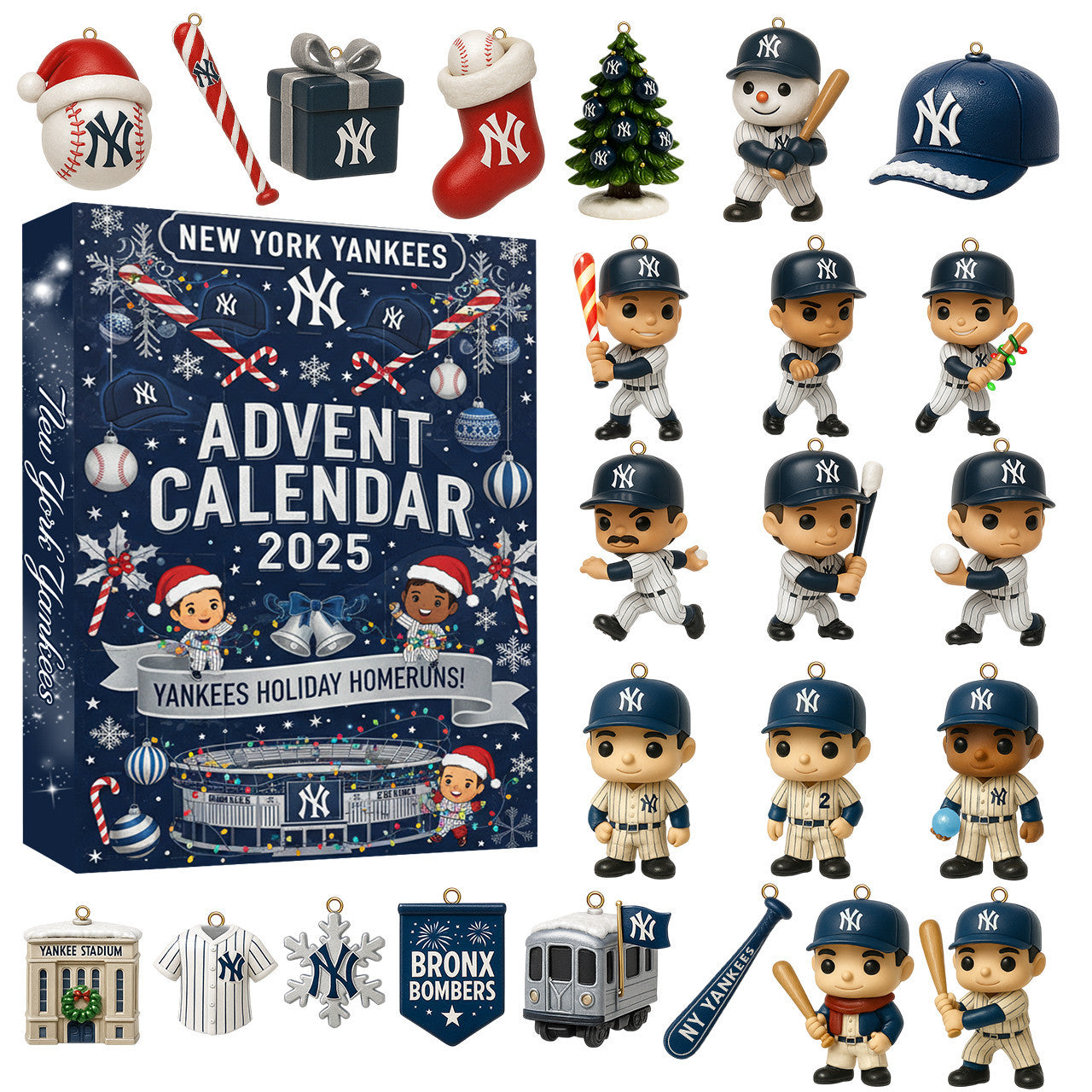 NYY Festive Collectibles Premium Advent Calendar 2025