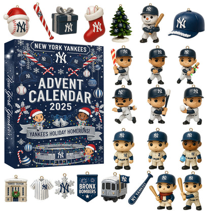 NYY Festive Collectibles Premium Advent Calendar 2025