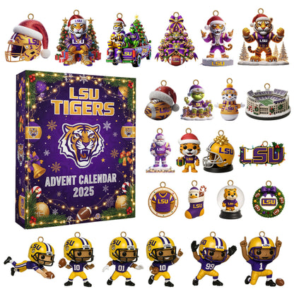 LSU Festive Collectibles Premium Advent Calendar 2025