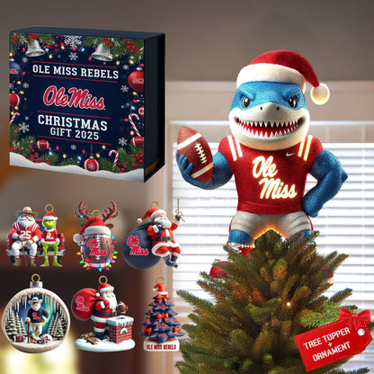 OMR 2025 Acrylic Christmas Tree Topper & Ornament Bundle - Exclusive Festive Fan Collectible Gift Set