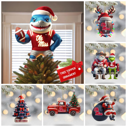 OMR 2025 Acrylic Christmas Tree Topper & Ornament Bundle - Exclusive Festive Fan Collectible Gift Set