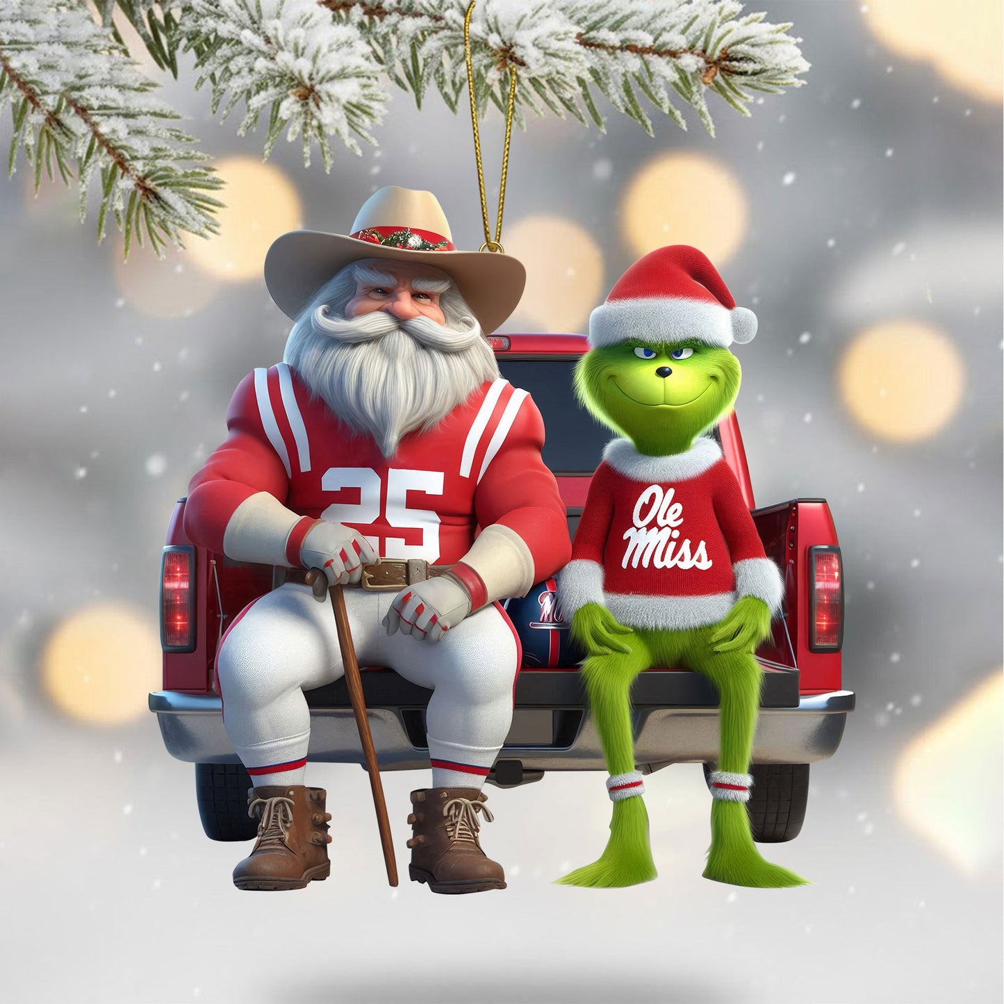 OMR 2025 Acrylic Christmas Tree Topper & Ornament Bundle - Exclusive Festive Fan Collectible Gift Set