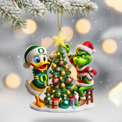 ORD 2025 Acrylic Christmas Tree Topper & Ornament Bundle - Exclusive Festive Fan Collectible Gift Set