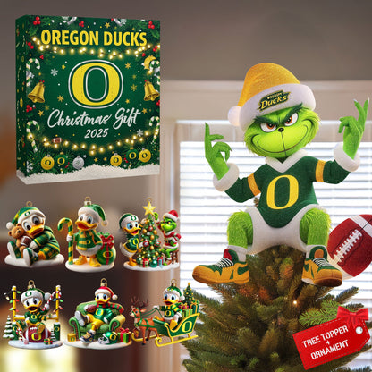 ORD 2025 Acrylic Christmas Tree Topper & Ornament Bundle - Exclusive Festive Fan Collectible Gift Set