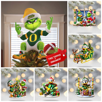 ORD 2025 Acrylic Christmas Tree Topper & Ornament Bundle - Exclusive Festive Fan Collectible Gift Set