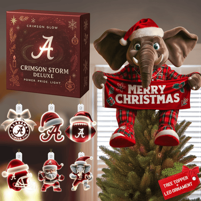ACT 2025 Acrylic Christmas Tree Topper & Ornament Bundle - Exclusive Festive Fan Collectible Gift Set