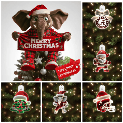 ACT 2025 Acrylic Christmas Tree Topper & Ornament Bundle - Exclusive Festive Fan Collectible Gift Set