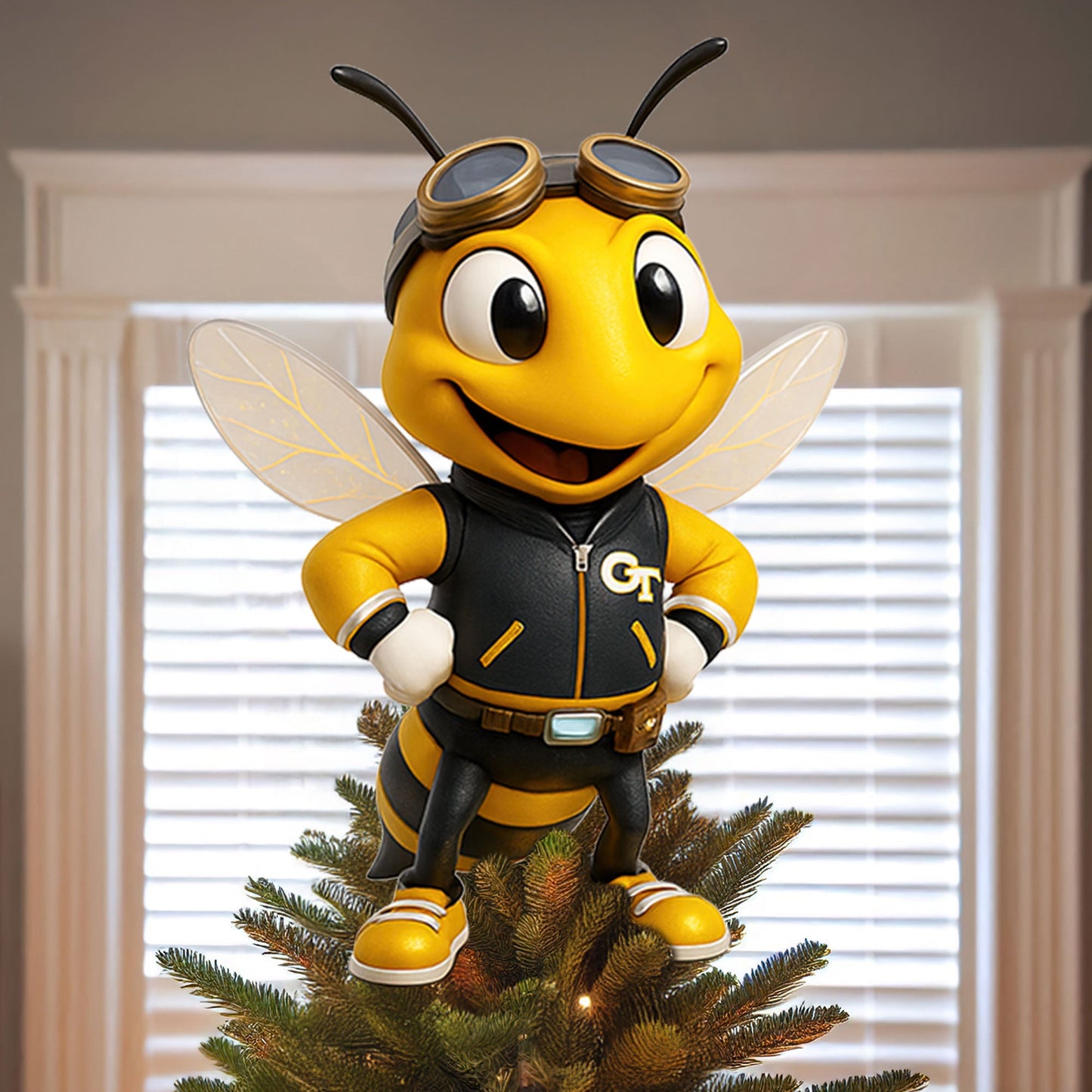 GTYJ 2025 Acrylic Christmas Tree Topper & Ornament Bundle - Exclusive Festive Fan Collectible Gift Set