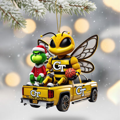 GTYJ 2025 Acrylic Christmas Tree Topper & Ornament Bundle - Exclusive Festive Fan Collectible Gift Set