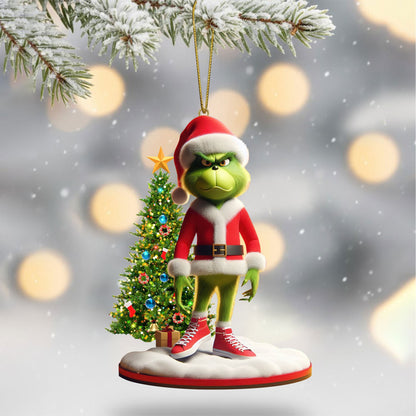 GTYJ 2025 Acrylic Christmas Tree Topper & Ornament Bundle - Exclusive Festive Fan Collectible Gift Set