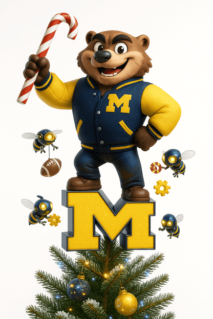 GTYJ 2025 Acrylic Christmas Tree Topper & Ornament Bundle - Exclusive Festive Fan Collectible Gift Set