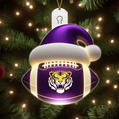 LSU 2025 Acrylic Christmas Tree Topper & Ornament Bundle - Exclusive Festive Fan Collectible Gift Set