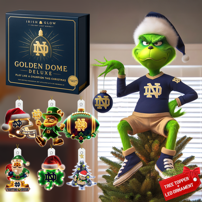 NDFI 2025 Acrylic Christmas Tree Topper & Ornament Bundle - Exclusive Festive Fan Collectible Gift Set
