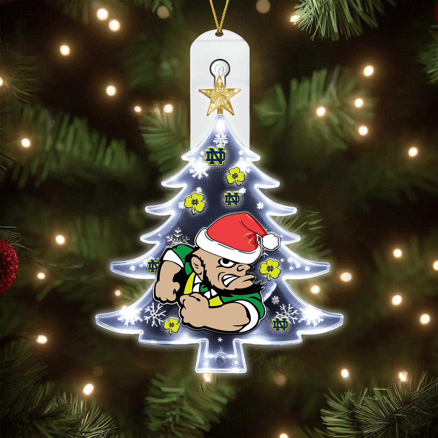 NDFI 2025 Acrylic Christmas Tree Topper & Ornament Bundle - Exclusive Festive Fan Collectible Gift Set