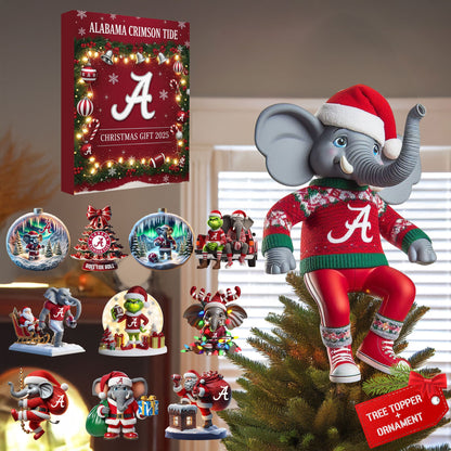 ACT 2025 Acrylic Christmas Tree Topper & Ornament Bundle - Exclusive Festive Fan Collectible Gift Set