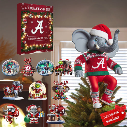 ACT 2025 Acrylic Christmas Tree Topper & Ornament Bundle - Exclusive Festive Fan Collectible Gift Set