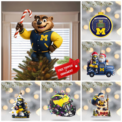 MWR 2025 Acrylic Christmas Tree Topper & Ornament Bundle - Exclusive Festive Fan Collectible Gift Set