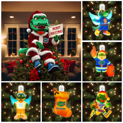 FGT 2025 Acrylic Christmas Tree Topper & Ornament Bundle - Exclusive Festive Fan Collectible Gift Set