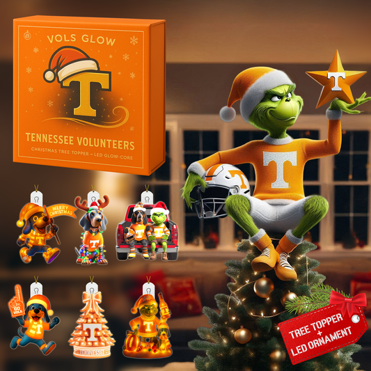 TNV 2025 Acrylic Christmas Tree Topper & Ornament Bundle - Exclusive Festive Fan Collectible Gift Set