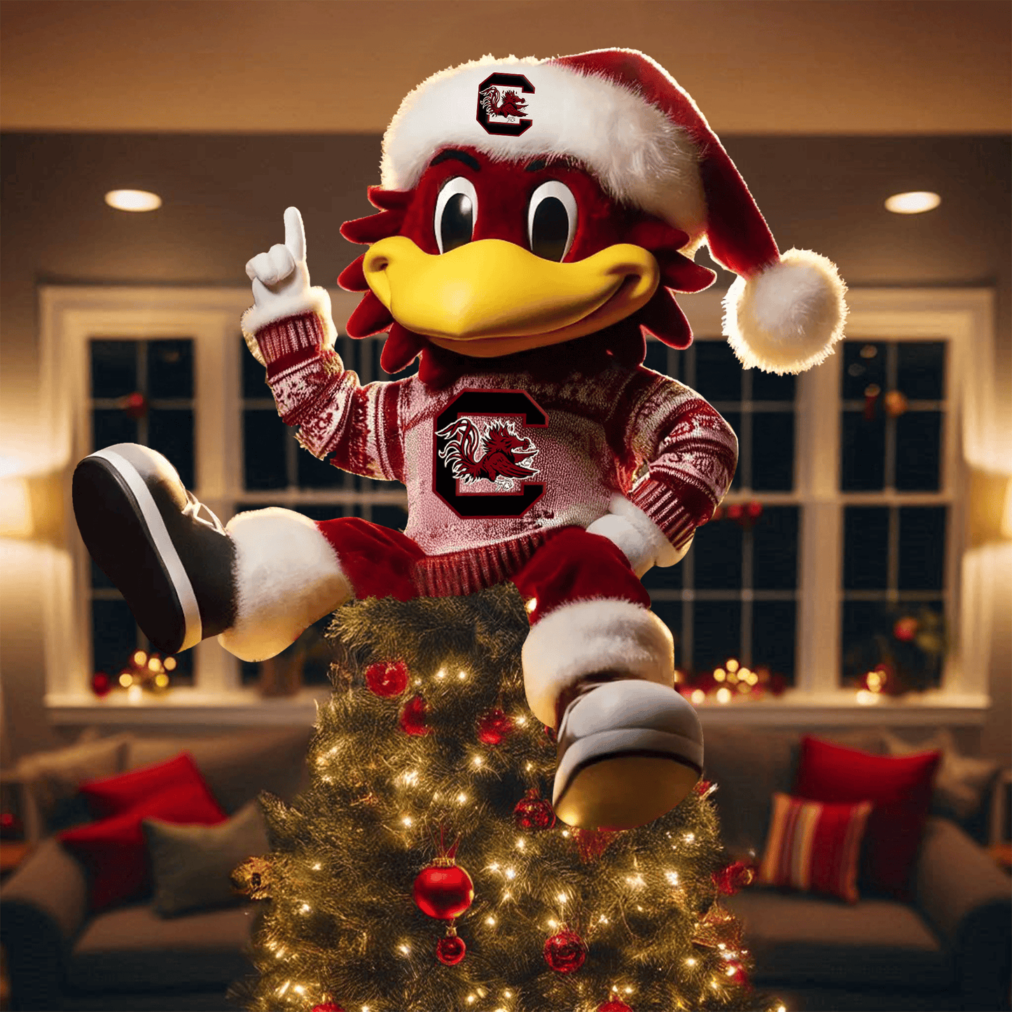 SCG 2025 Acrylic Christmas Tree Topper & Ornament Bundle - Exclusive Festive Fan Collectible Gift Set