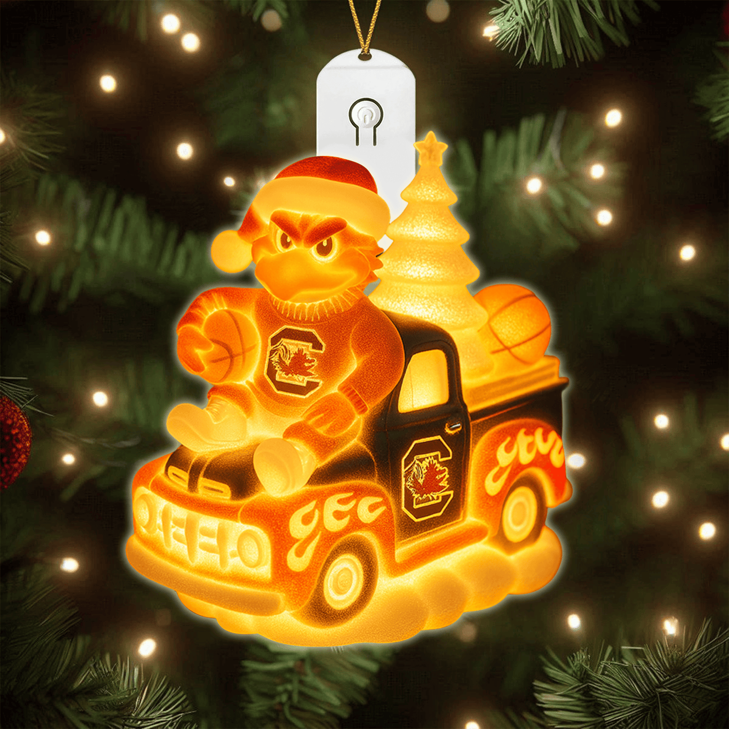 SCG 2025 Acrylic Christmas Tree Topper & Ornament Bundle - Exclusive Festive Fan Collectible Gift Set