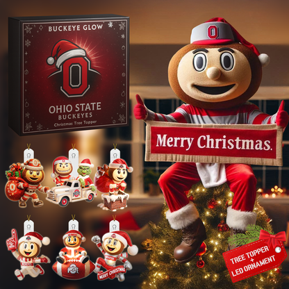 OSB 2025 Acrylic Christmas Tree Topper & Ornament Bundle - Exclusive Festive Fan Collectible Gift Set