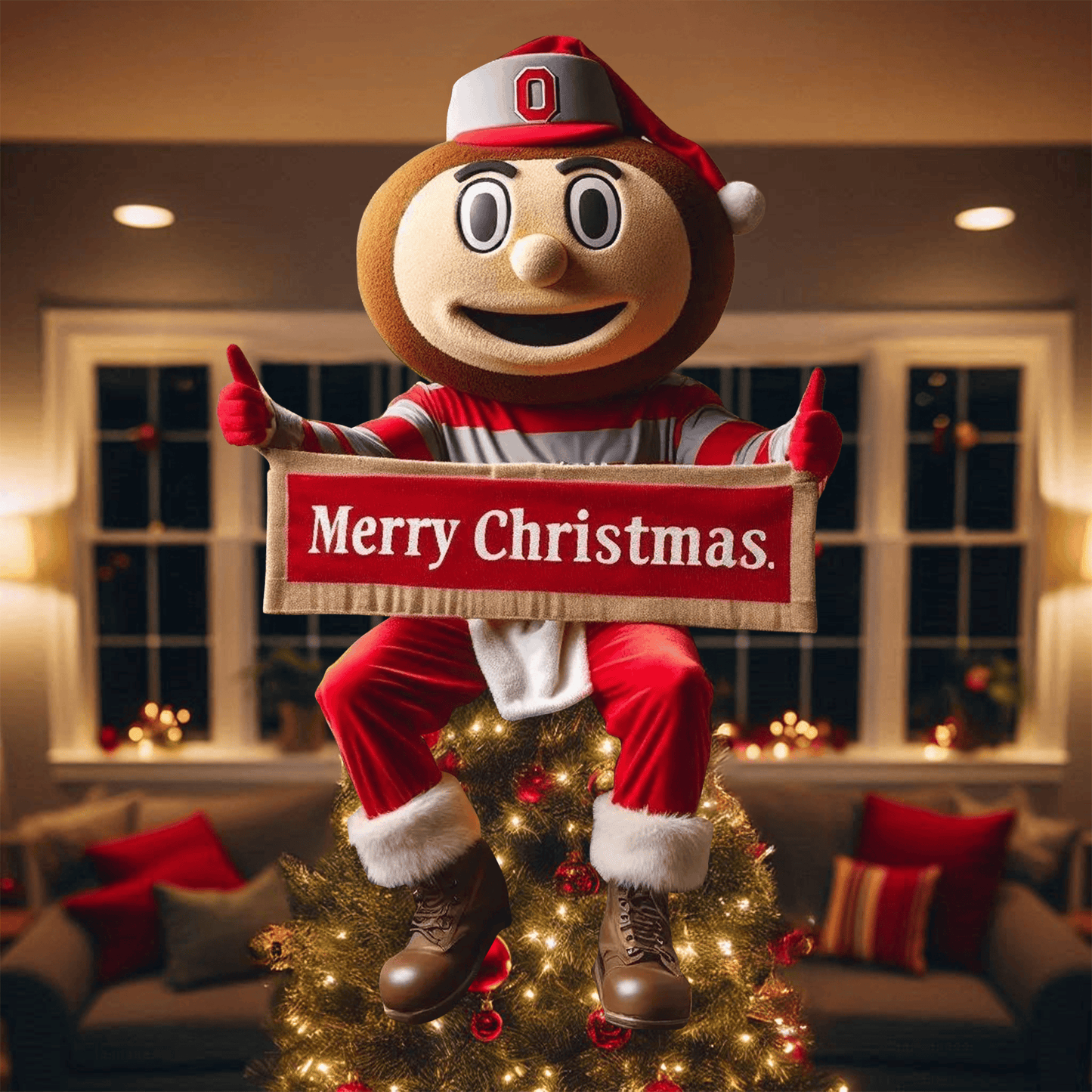 OSB 2025 Acrylic Christmas Tree Topper & Ornament Bundle - Exclusive Festive Fan Collectible Gift Set