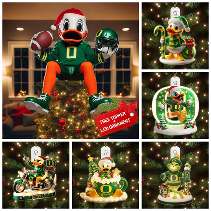 ORD 2025 Acrylic Christmas Tree Topper & Ornament Bundle - Exclusive Festive Fan Collectible Gift Set