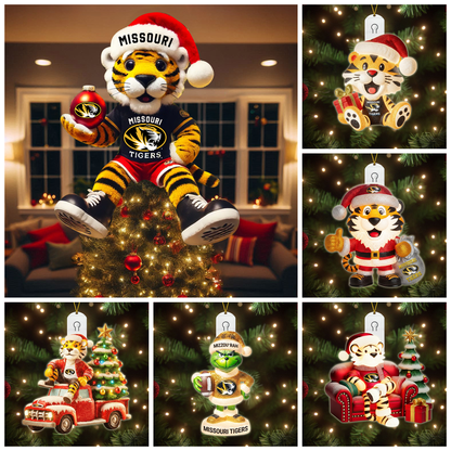 MSTG 2025 Acrylic Christmas Tree Topper & Ornament Bundle - Exclusive Festive Fan Collectible Gift Set