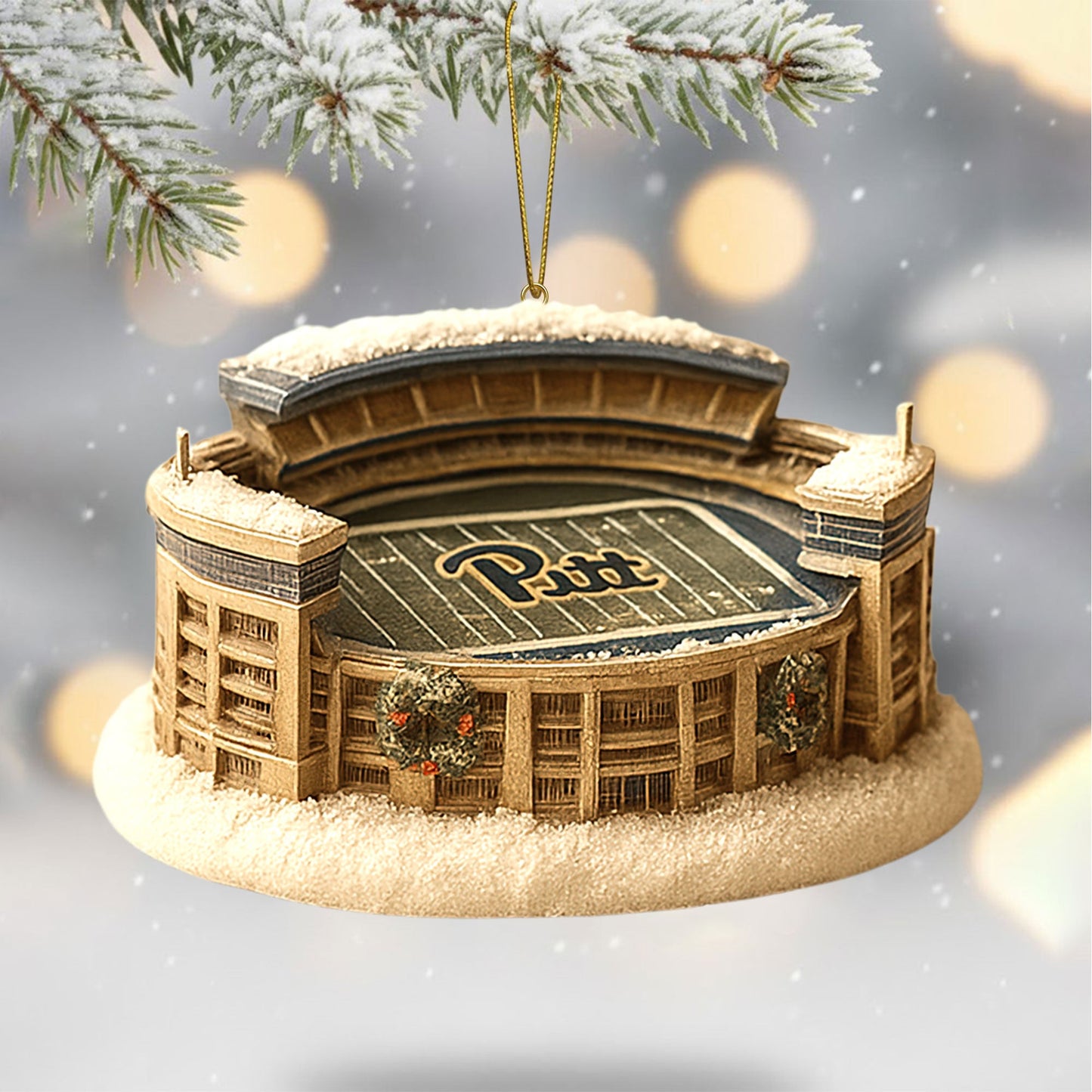 PITTS 2025 Acrylic Christmas Tree Topper & Ornament Bundle - Exclusive Festive Fan Collectible Gift Set