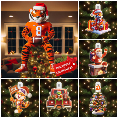 CTFB 2025 Acrylic Christmas Tree Topper & Ornament Bundle - Exclusive Festive Fan Collectible Gift Set