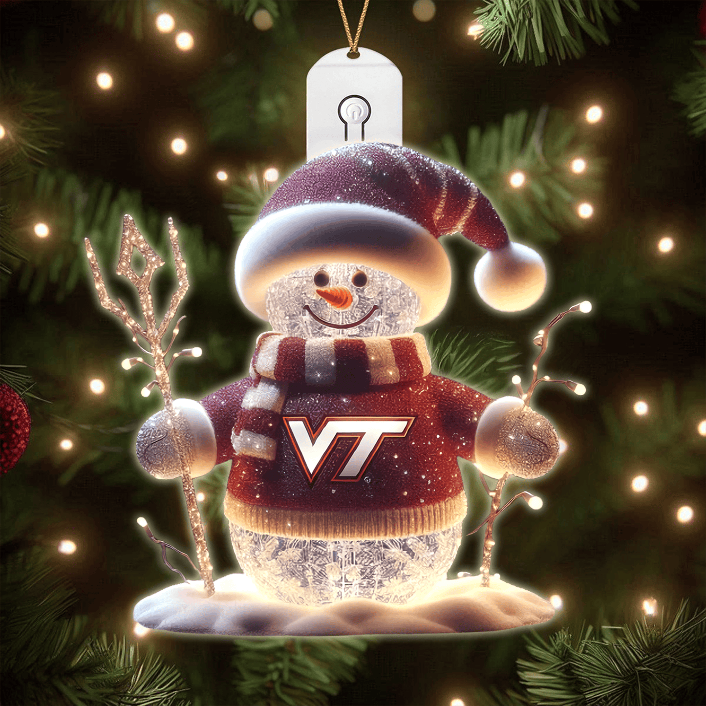 VTH 2025 Acrylic Christmas Tree Topper & Ornament Bundle - Exclusive Festive Fan Collectible Gift Set