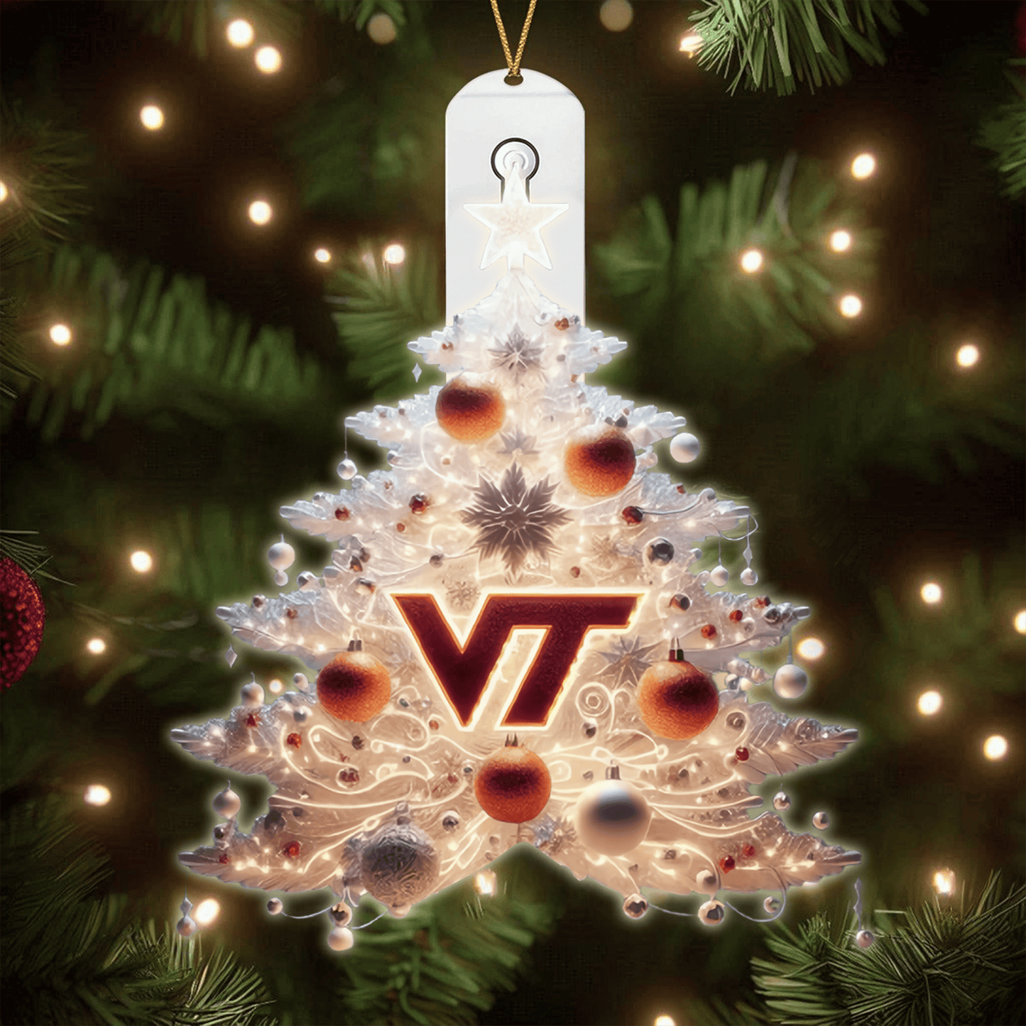 VTH 2025 Acrylic Christmas Tree Topper & Ornament Bundle - Exclusive Festive Fan Collectible Gift Set