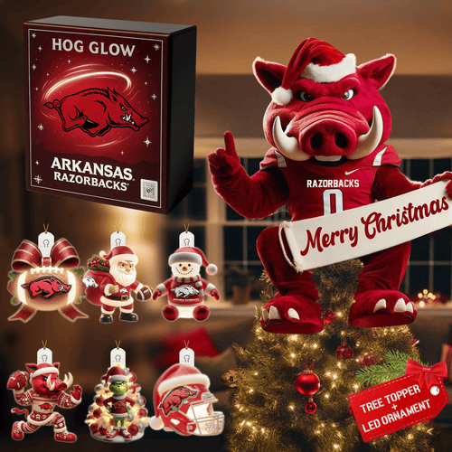 AKR 2025 Acrylic Christmas Tree Topper & Ornament Bundle - Exclusive Festive Fan Collectible Gift Set