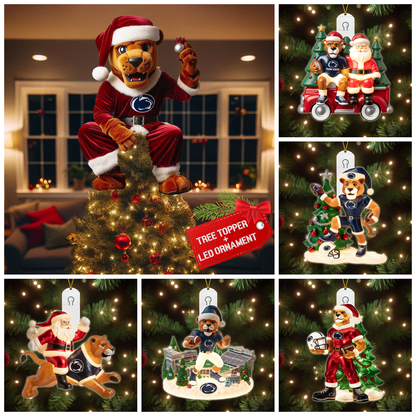 PSNL 2025 Acrylic Christmas Tree Topper & Ornament Bundle - Exclusive Festive Fan Collectible Gift Set