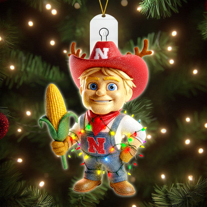 NCH 2025 Acrylic Christmas Tree Topper & Ornament Bundle - Exclusive Festive Fan Collectible Gift Set