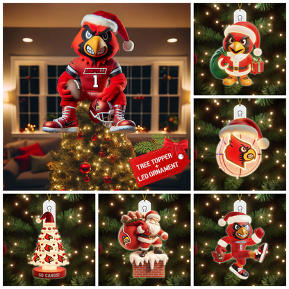 LVC 2025 Acrylic Christmas Tree Topper & Ornament Bundle - Exclusive Festive Fan Collectible Gift Set