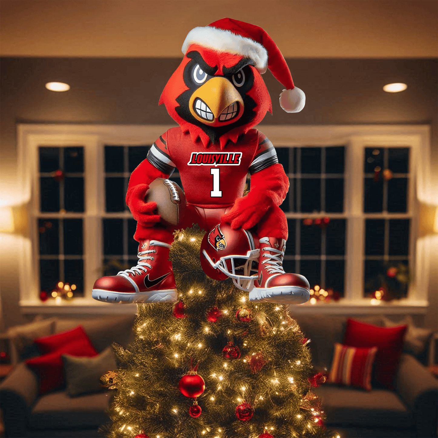 LVC 2025 Acrylic Christmas Tree Topper & Ornament Bundle - Exclusive Festive Fan Collectible Gift Set