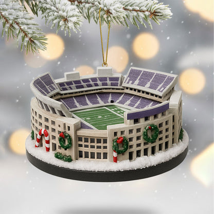 LSU 2025 Acrylic Christmas Tree Topper & Ornament Bundle - Exclusive Festive Fan Collectible Gift Set